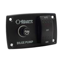 Albin Pump Marine - Albin Pump 3-Way Bilge Panel - 12/24V - Image 1