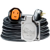 SmartPlug - SmartPlug RV Kit 30 Amp 30' Dual Configuration Cordset - Black (SPX X Park Power) &amp; Stainless Steel Inlet - Image 1