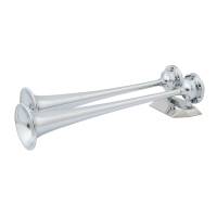 Marinco - Marinco 12V Chrome Plated Dual Trumpet Air Horn - Image 1