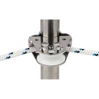 Schaefer Marine - Schaefer Clamp-On Furling Line Stanchion Lead Block - 1" Ball Bearing - Image 2