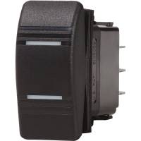 Blue Sea Systems - Blue Sea Contura Switch DPDT Black - ON-ON - Image 1