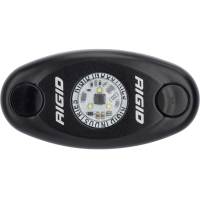 RIGID Industries - RIGID Industries A-Series Black Low Power LED Light - Single - Amber - Image 1