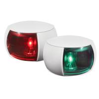 Hella Marine - Hella Marine NaviLED Port & Starboard Pair - 2nm - Colored Lens/White Housing - Image 1