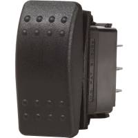 Blue Sea Systems - Blue Sea 7933 Contura II Switch SPDT Black - (ON)-OFF-(ON) - Image 1
