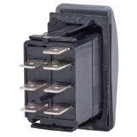 Blue Sea Systems - Blue Sea 7937 Contura II Switch DPDT Black - (ON)-OFF-ON - Image 2