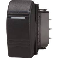 Blue Sea Systems - Blue Sea 7945 Contura III Switch SPDT - (ON)-OFF-ON - Black - Image 1