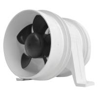 Attwood Marine - Attwood Turbo 4000 Series II Water-Resistant, In-Line Blower - 12V - White - Image 3