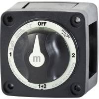 Blue Sea Systems - Blue Sea 6007200 Battery Switch Mini - 4 Position - Black - Image 1