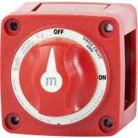 Blue Sea Systems - Blue Sea 6006 m-Series (Mini) Battery Switch Single Circuit ON/OFF Red - Image 1