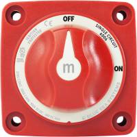 Blue Sea Systems - Blue Sea 6006 m-Series (Mini) Battery Switch Single Circuit ON/OFF Red - Image 4