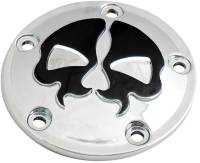 Drag Specialties - Drag Specialties Split Skull Points Cover - Chrome - 0940-1612 - Image 1
