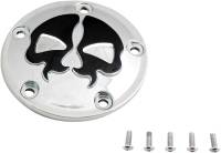 Drag Specialties - Drag Specialties Split Skull Points Cover - Chrome - 0940-1612 - Image 2