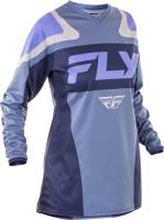 Fly Racing - Fly Racing F-16 Riding Womens Jersey - 378-821L - Stone/Lavender - Large - Image 1