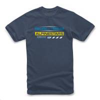 Alpinestars - Alpinestars World Tour T-Shirt - 12107200470M - Navy - Medium - Image 1