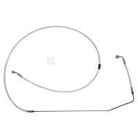 Magnum - Magnum EZ-Align Braided Front Upper ABS Brake Line - +2in. - Sterling Chromite II - AS37585 - Image 1