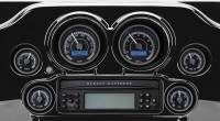 Dakota Digital - Dakota Digital MVX-8K Analog/Digital Plug-In Instrumentation Two-Gauge Kit - Black/Gray Background - Black Bezel - MVX-8204-KG-K - Image 2