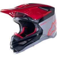 Alpinestars - Alpinestars Supertech S-M10 Acumen Helmet - 8307423-3319-XL - Black/Red/Silver - X-Large - Image 1