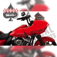 Klock Werks - Klock Werks Sport Flare Windshield - 9in. - Dark Smoke - KWW-01-0326 - Image 2