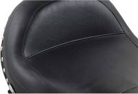 Mustang - Mustang Studded Wide Touring Solo Seat With Backrest - Black - 79762 - Image 3