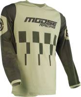 Moose Racing - Moose Racing Qualifier Jersey - 2910-7548 - Green/Tan - 4XL - Image 1
