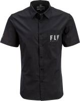 Fly Racing - Fly Racing Fly Pit Shirt - 352-62132X - Black - 2XL - Image 1