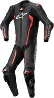 Alpinestars - Alpinestars Racing Professional Missile V2 Leather Suit - 3150122-1030-50 - Black/Red Fluorescent - 50 - Image 1