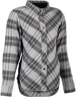 Highway 21 - Highway 21 Rogue Womens Flannel - #6049 489-1451~1 - Pink/Gray - X-Small - Image 1