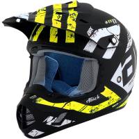 AFX - AFX FX-17Y Attack Youth Helmet - 0111-1415 - Matte Black/Hi-Viz Yellow - Medium - Image 1