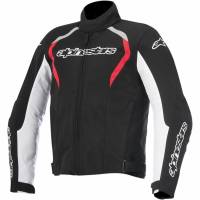 Alpinestars - Alpinestars Fastback Waterproof Jacket - 3200015-123-L - Black/White/Red - Large - Image 1