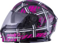 G-Max - G-Max MD01 PRR Helmet - G1012404 - Black/Pink - Small - Image 1
