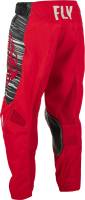Fly Racing - Fly Racing Kinetic Wave Youth Pants - 375-53720 - Red/Gray - 20 - Image 2