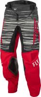 Fly Racing - Fly Racing Kinetic Wave Youth Pants - 375-53720 - Red/Gray - 20 - Image 4