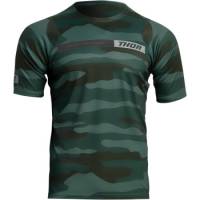 Thor - Thor Assist MTB Short-Sleeve Jersey - 5020-0021 - Camo Green - Medium - Image 1