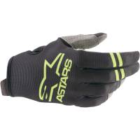 Alpinestars - Alpinestars Radar Gloves - 3561821-1069-LG - Black/Green Fluo - Large - Image 1