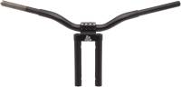 LA Choppers - LA Choppers 1-1/4in. Kage Fighter Straight Heights T-Bar - 10in. Rise - Flat Black - LA-7335-10M - Image 1