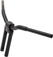 LA Choppers - LA Choppers 1-1/4in. Kage Fighter Straight Heights T-Bar - 10in. Rise - Flat Black - LA-7335-10M - Image 2