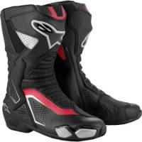 Alpinestars - Alpinestars SMX-6 V3 Vented Boots - 2223225-199-40 - Black/Silver/Red - 40 - Image 1