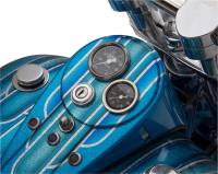 Drag Specialties - Drag Specialties 1 7/8in. Mini Mechanical Speedometer - 2:1 Ratio - Black Face - 21-6961DS-BX15A - Image 2