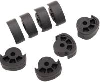 Drag Specialties - Drag Specialties Soft-Ride Replacement Rubber, Large Peg - 8-Pk. - 361056-HC6 - Image 2