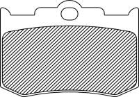 Drag Specialties - Drag Specialties Organic Brake Pads - FAD216/3 - Image 2