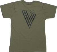 Moose Racing - Moose Racing Salute Youth T-Shirt - 3032-3697 - Olive - X-Large - Image 2