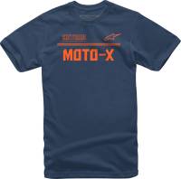 Alpinestars - Alpinestars Astars Moto-X T-Shirt - 1213-72024-7032-S - Navy/Orange - Small - Image 1