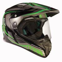 Zoan - Zoan Synchrony Duo-Sport Tourer Graphics Helmet - XF-50-10301302 - Green - Small - Image 1