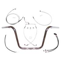Magnum - Magnum 14in. Bagger Bar Kit for 1 1/4in. Caliber Handlebar Installation Kit - Chrome - 38884-214 - Image 1