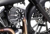 Arlen Ness - Arlen Ness Inverted Series 10-Guage Air Cleaner Kit - Black Anodized - 18-943 - Image 2