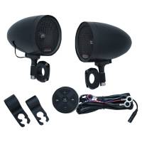 Kuryakyn - Kuryakyn Road Thunder Speaker Pods with Bluetooth Audio Controller by MTX - Black - 2713 - Image 1