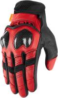 Icon - Icon Contra 2 Gloves - 3301-3707 - Red - Small - Image 1