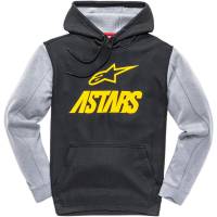 Alpinestars - Alpinestars Converge Hoodie - 1139-51100-1050-L - Black/Yellow - Large - Image 1