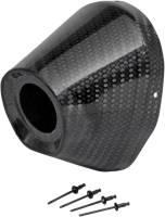Pro Circuit - Pro Circuit End Cap for Ti-5/6 Exhaust System - 4.5in./1.5in. - Carbon Fiber - PC4022-0003 - Image 1