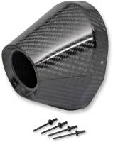 Pro Circuit - Pro Circuit End Cap for Ti-5/6 Exhaust System - 4.5in./1.5in. - Carbon Fiber - PC4022-0003 - Image 2